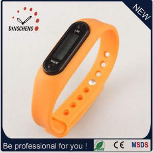 Cheap Promotion Silicone Pedometer Watch / Pedometer Bracelet